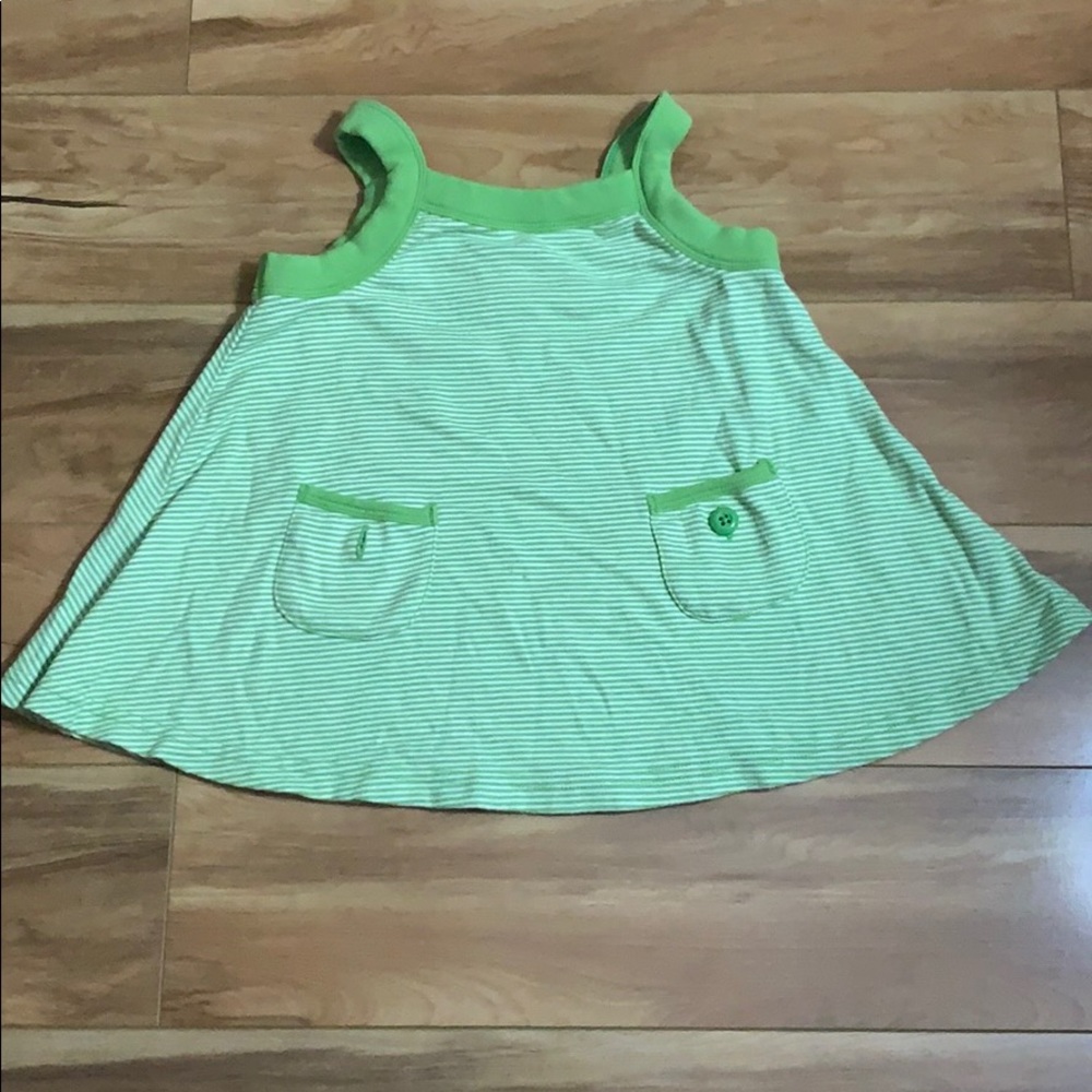 Green Striped Tank